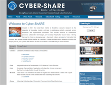 Tablet Screenshot of cybershare.utep.edu
