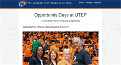 Desktop Screenshot of opportunity.utep.edu