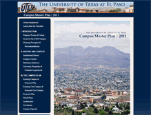 Tablet Screenshot of masterplan.utep.edu