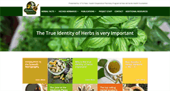 Desktop Screenshot of herbalsafety.utep.edu