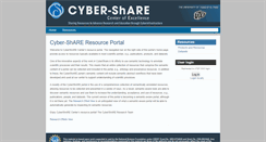 Desktop Screenshot of cybershare-portal.utep.edu