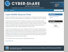 Tablet Screenshot of cybershare-portal.utep.edu